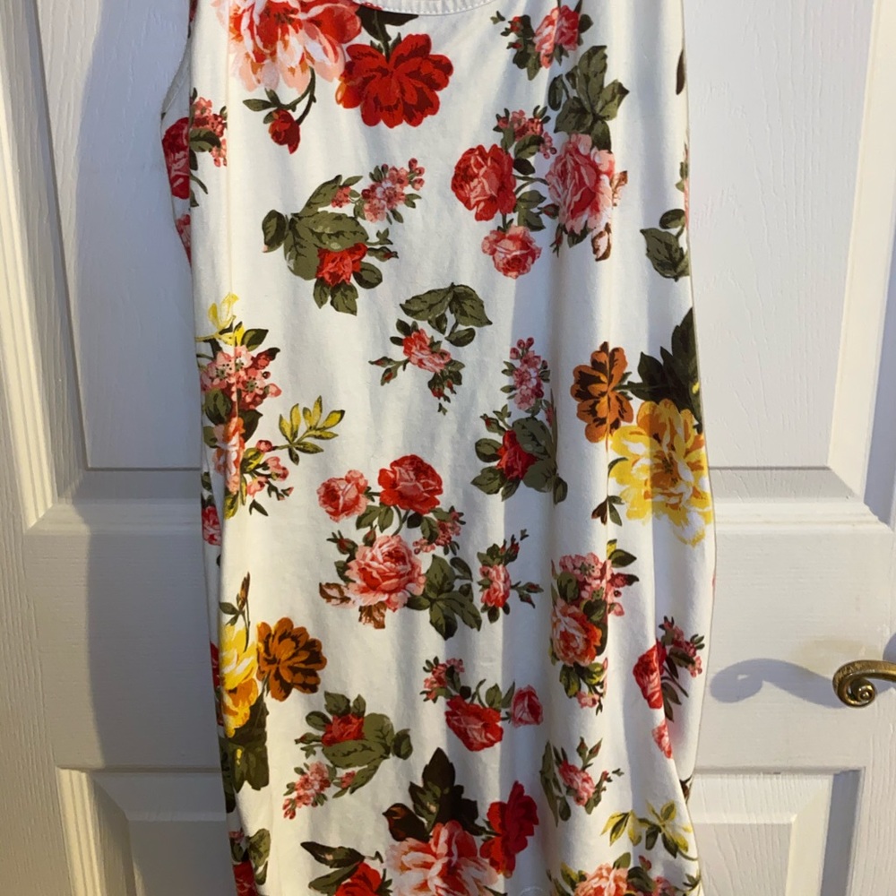 Swoop neck body-con dress